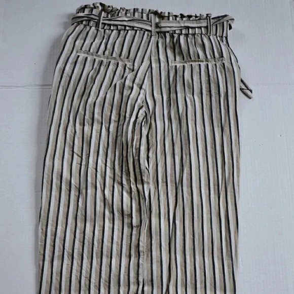 Striped Pants with Tie up  Waist - Picture 8 of 9